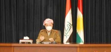 سەرۆك بارزانی لەگەڵ فراكسیۆنی پارتی دیموكراتی كوردستان لە ئەنجوومەنی نوێنەرانی عێراق كۆبۆوە