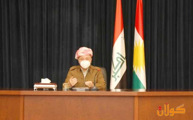 سەرۆك بارزانی لەگەڵ فراكسیۆنی پارتی دیموكراتی كوردستان لە ئەنجوومەنی نوێنەرانی عێراق كۆبۆوە