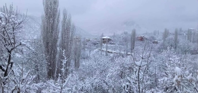 الثلوج تغطي آميدي