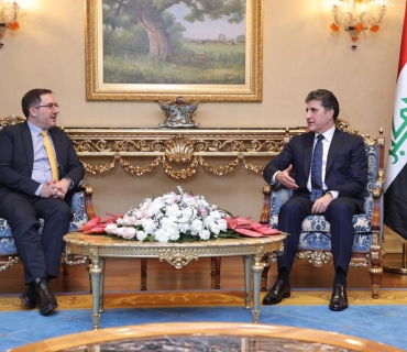 سه‌رۆكى هه‌رێمى كوردستان و باڵيۆزى به‌ريتانيا دۆخى عيراق تاوتوێ ده‌كه‌ن