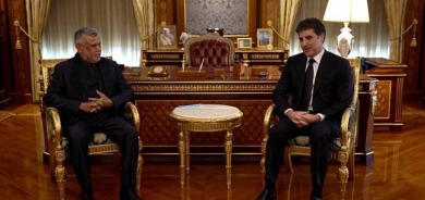 Nêçîrvan Barzanî û Hadî Amirî civiyan