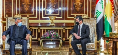 Mesrûr Barzanî pêşwazî li Hadî Amirî kir