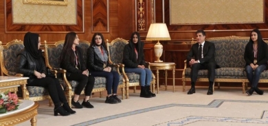 Nêçîrvan Barzanî li gel keçên werzişvan civiya