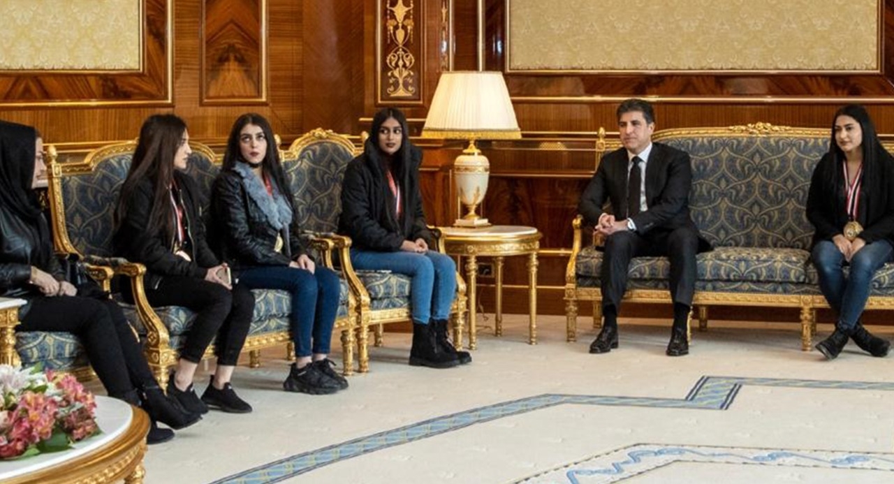 نيجيرفان بارزاني يدعم ثماني لاعبات أحرزن المراتب الأولى ببطولة عربية