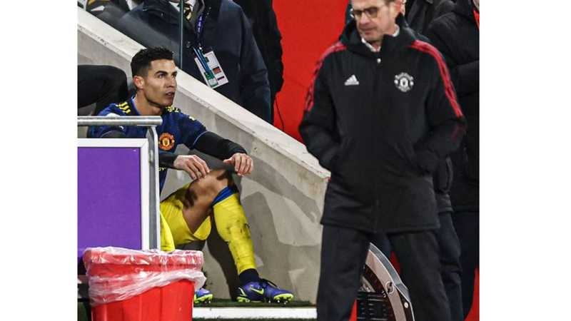 رونالدو غاضب بشدة.. الكاميرات وثقت ما حدث