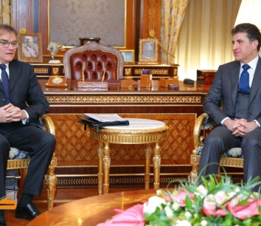 سه‌رۆكى هه‌رێمى كوردستان پێشوازى له‌ باڵيۆزى سويسرا كرد