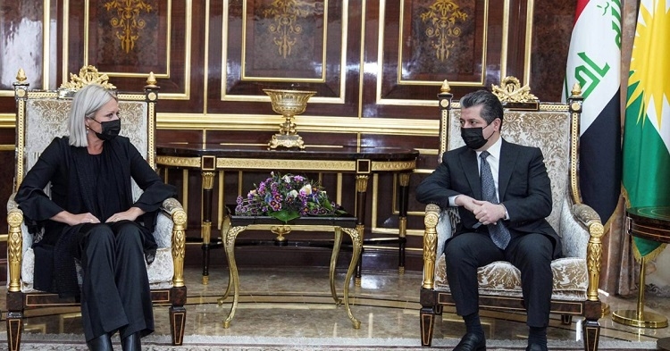 PM Masrour Barzani meets with UNAMI chief