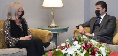 سه‌رۆك نێچيرڤان بارزانى له‌گه‌ڵ خاتوو پلاسخارت كۆبووه‌وه‌