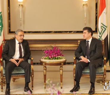 سه‌رۆكى هه‌رێمى كوردستان پێشوازى له‌ شاندێكى لوبنانى كرد