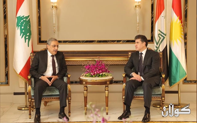 سه‌رۆكى هه‌رێمى كوردستان پێشوازى له‌ شاندێكى لوبنانى كرد