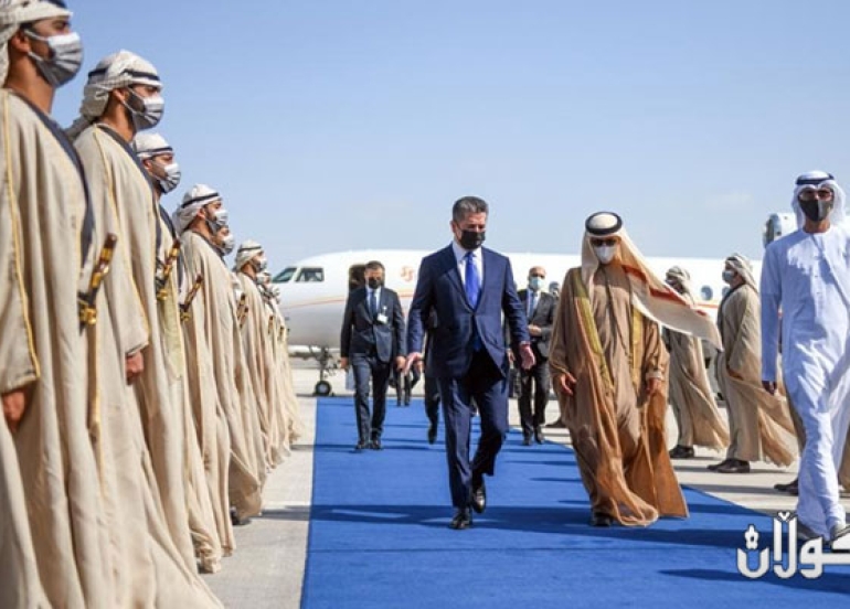 ەسرور بارزانی، سەرۆکی حکوومەتی هەرێمی کوردستان، بە سەردانێکی فەرمی، بەرەو ئیمارات بەڕێکەوت.