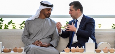 مسرور بارزاني يلتقي ولي عهد أبو ظبي