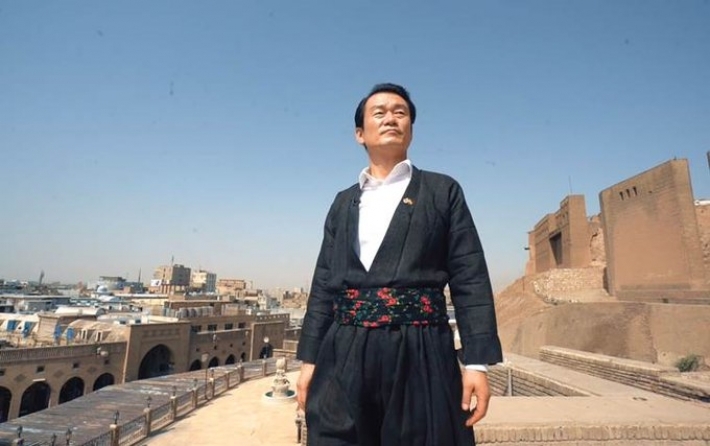 Konsulê Koreya Başûr bi xwendina straneke kurdî xatir ji Hewlêrê xwest