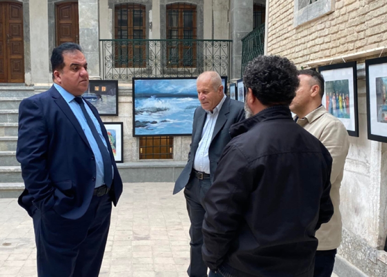هونەرمەندی شێوەكار (فەیسەل عوسمان) پێشانگەیەكی تایبەتی كردەوە
