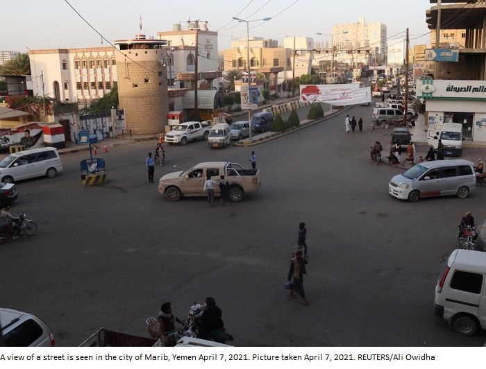 Five dead, 30 hurt in missile strike on Yemen's Marib, state media reports
