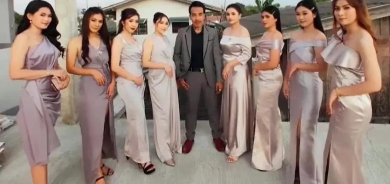 رجل يتزوج 8 نساء .. وزوجاته: نحبه بجنون