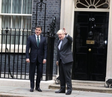 سه‌رۆك نێچيرڤان بارزانى نامه‌يه‌كى له‌ سه‌رۆك وه‌زيرانى به‌ريتانيا بۆريس جۆنسنه‌وه‌ پێده‌گات .