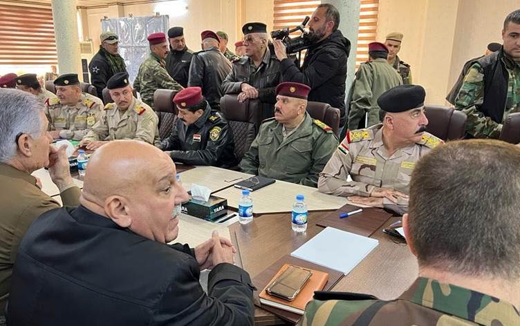 جولة للعمليات المشتركة في كركوك والسليمانية لبحث الواقع الأمني و