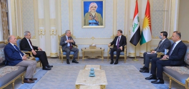 Şandeyekî ENKSê li gel Cîgirê Serokê Parlamentoya Kurdistanê civiya