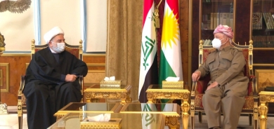 الرئيس بارزاني ورئيس المجلس الإسلامي الأعلى يبحثان سبل المضي بالعملية السياسية في العراق