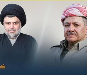 سەماحەتی سەید موقتەدا سەدر لەڕێی تەلەفۆنەوە پەیوەندی بە سەرۆك بارزانییەوە دەكات