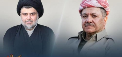 سەماحەتی سەید موقتەدا سەدر لەڕێی تەلەفۆنەوە پەیوەندی بە سەرۆك بارزانییەوە دەكات