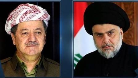 في اتصال هاتفي الصدر يؤكد للرئيس بارزاني على 