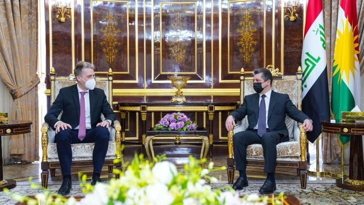 مسرور بارزاني يبحث مع وفد نمساوي تطورات العراق والعلاقات الثنائية