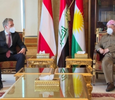 سەرۆك بارزانی پێشوازی لە شاندێكی وەزارەتی دەرەوەی نەمسا دەكات