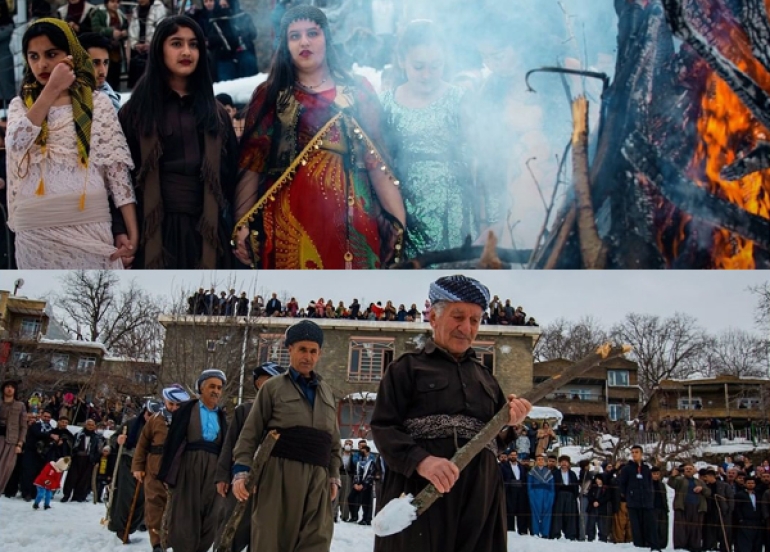 بەڕێوەچوونی جەژنی بێڵندانە لە سەردەشتی ڕۆژهەڵاتی كوردستان