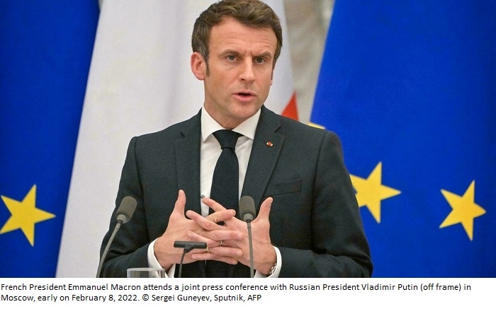 Macron heads to Kyiv as Putin says prepared to compromise