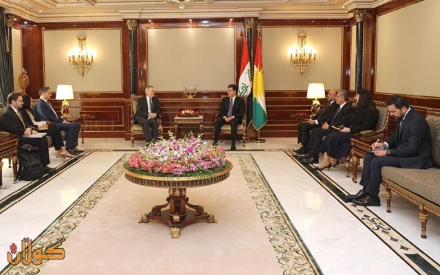 سه‌رۆكى هه‌رێمى كوردستان له‌گه‌ڵ باڵيۆزى ئه‌مه‌ريكا، دۆخى عيراق تاوتوێ ده‌كات