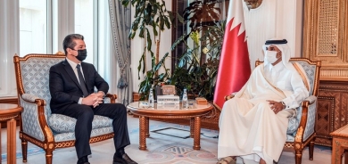 PM Masrour Barzani meets with Qatari counterpart