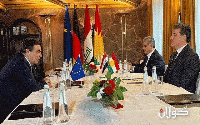 سه‌رۆكى هه‌رێمى كوردستان و جێگرى سه‌رۆكى كۆمسيۆنى ئه‌ورووپا كۆبوونه‌وه‌ ‌