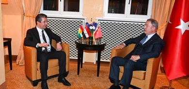 Serokwezîr Mesrûr Barzanî ligel Wezîrê Berevanî yê Tirkiyê civiya