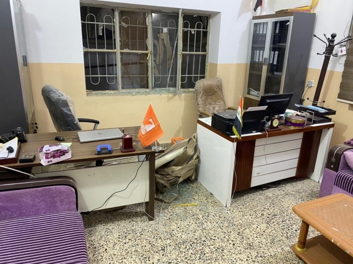 هجوم يستهدف مكتباً لحزب الحلبوسي في الأنبار