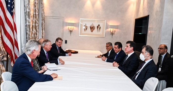 Kurdistan Region Prime Minister and President meet with a US Congress delegation