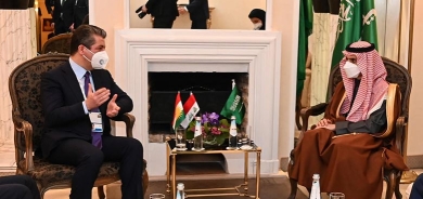 Mesrûr Barzanî ligel Wezîrê Derve yê Erebistanê civiya