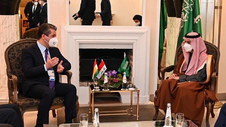 Mesrûr Barzanî ligel Wezîrê Derve yê Erebistanê civiya