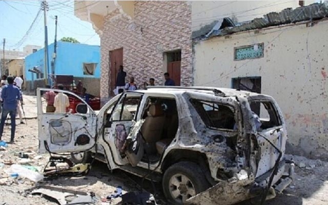 لە تەقینەوەیەكی شارۆچكەی بەلەوینی سۆماڵ (13) كەس گیانیان لە دەست دا