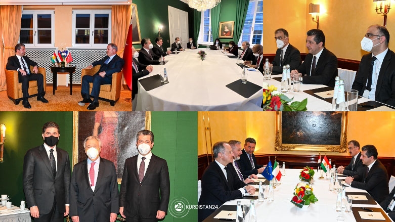 Mesrûr Barzanî li Konferansa Asayîşê bi hejmarek serok û serkirdeyên welatan re dicive