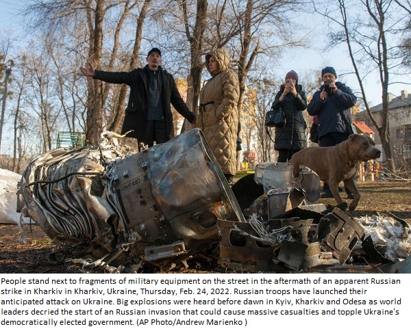 Russia attacks Ukraine as defiant Putin warns US, NATO