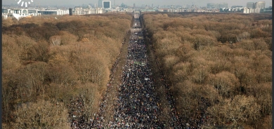 Li Berlînê xwepêşandana 100 hezaran li dijî şer