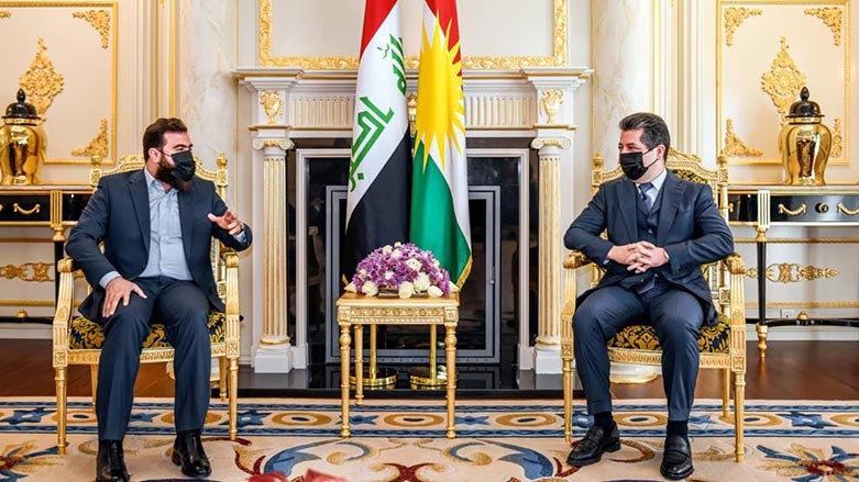 Serokwezîr Mesrûr Barzanî pêşwazî li şanda Tevgera Babiliyon kir