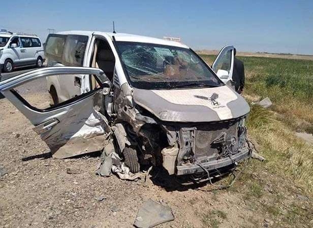 ضحية واحدة و4 جرحى من عناصر البيشمركة بحادث مروري في كرمسير