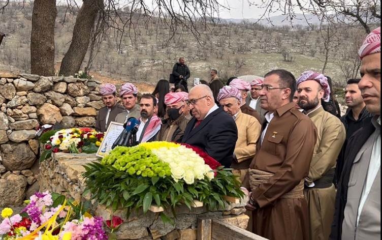 Şandeke PAKê seredana gora Mele Mistefa Barzanî kir