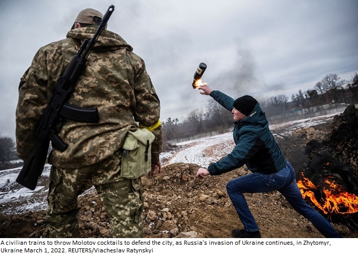 Russia says it controls Ukraine's Kherson, Biden closes U.S. airspace