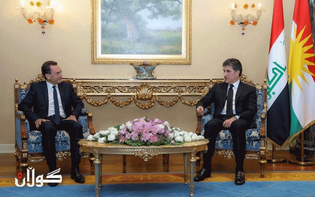 سه‌رۆكى هه‌رێمى كوردستان و باڵيۆزى فه‌ره‌نسا، دۆخى عيراق تاوتوێ ده‌كه‌ن