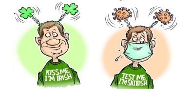 كاریكاتێر ئەم كاریكاتێرە باس لەو كەسانە دەكات كە پێشتر بابەتی باوەش و ماچ