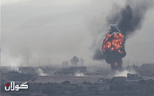 تەقینەوەی بۆمب لە نزیک بنکەیەکی هێزی سەربازیی ئەمریکا لە سوریا